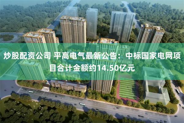 炒股配资公司 平高电气最新公告：中标国家电网项目合计金额约14.50亿元