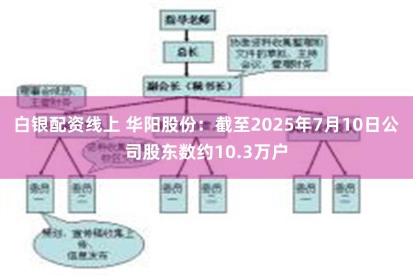 白银配资线上 华阳股份：截至2025年7月10日公司股东数约10.3万户