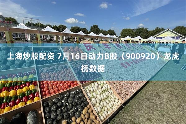 上海炒股配资 7月16日动力B股（900920）龙虎榜数据
