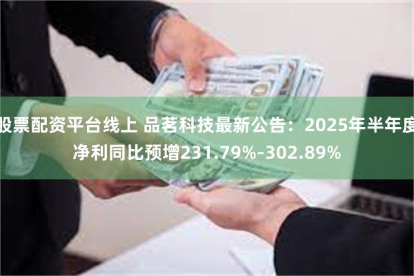 股票配资平台线上 品茗科技最新公告:2025年半年度净利同比预增231.79%-302.89%