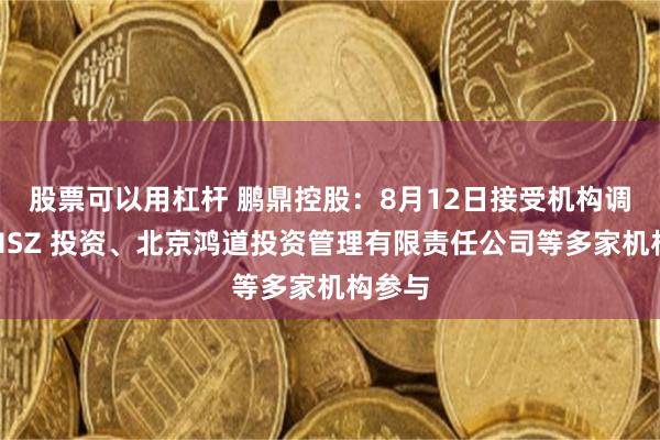 股票可以用杠杆 鹏鼎控股：8月12日接受机构调研，HSZ 投资、北京鸿道投资管理有限责任公司等多家机构参与