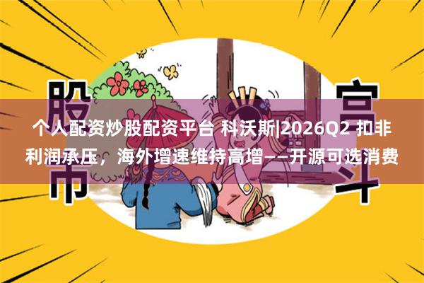 个人配资炒股配资平台 科沃斯|2026Q2 扣非利润承压，海外增速维持高增——开源可选消费